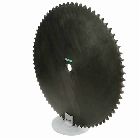 Browning Steel Minimum Plain Bore Roller Chain Sprocket, 80A72 80A72